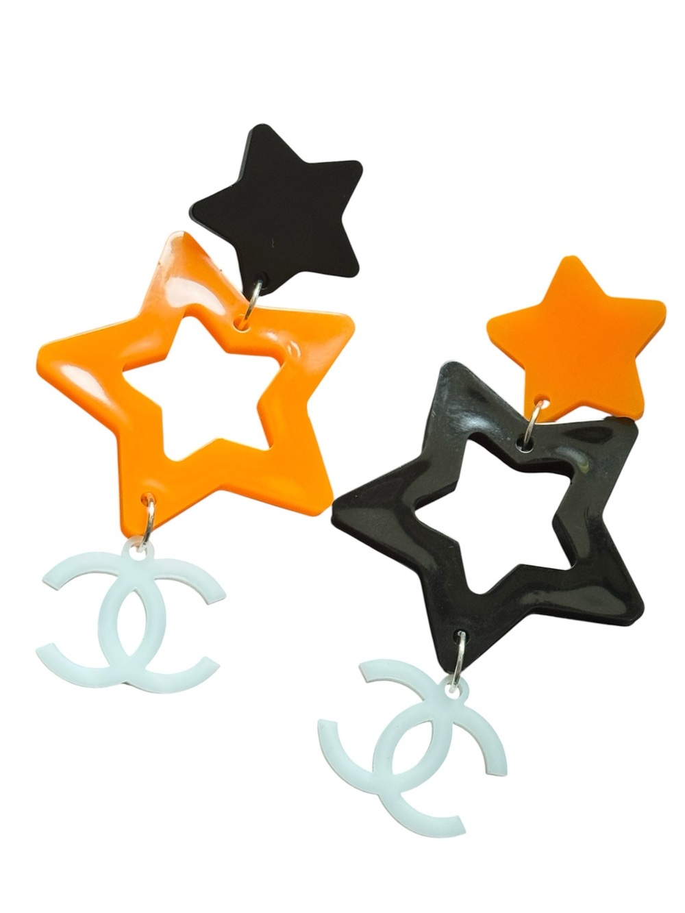 CC Fashion Star Dangle Earrings